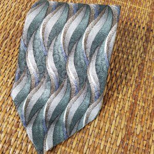 Unique Pierre Cardin Green/Silver Tie